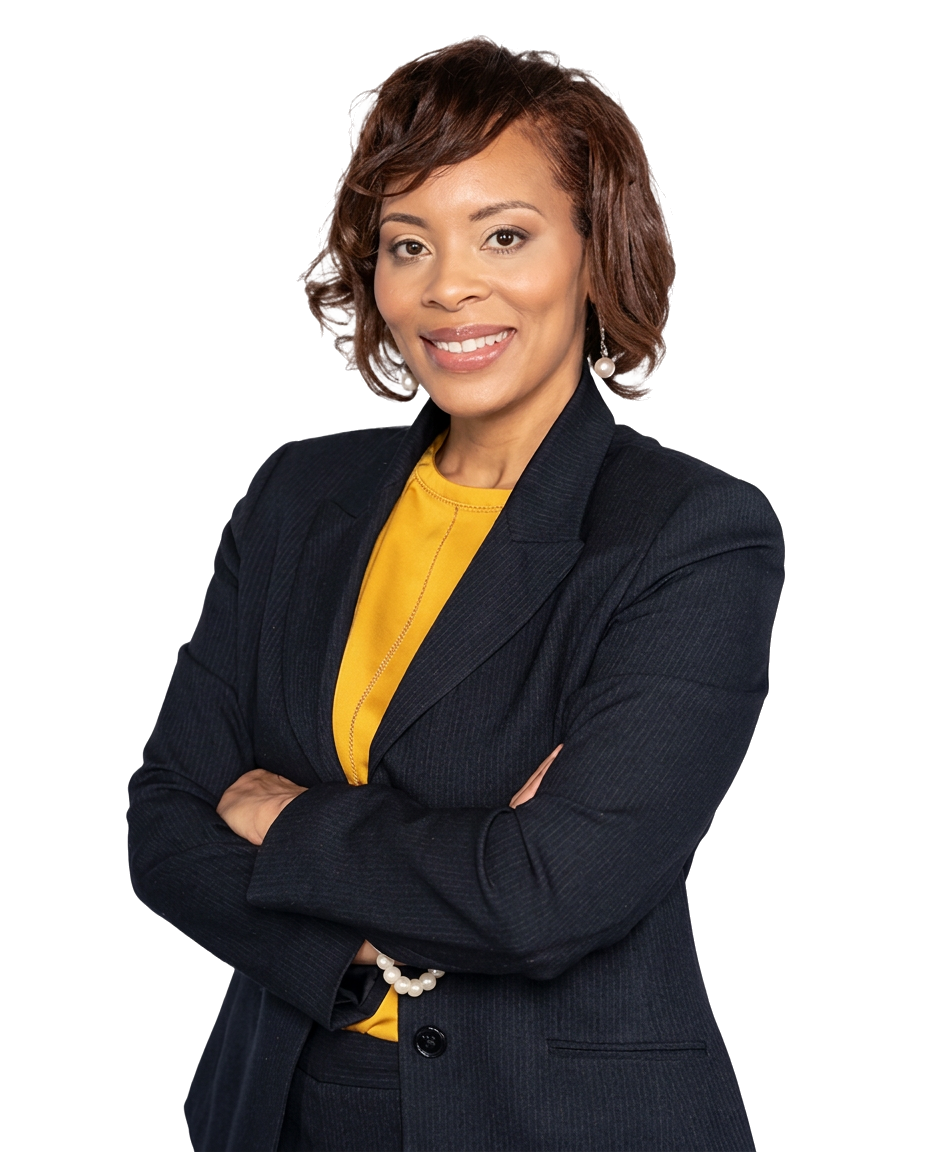 Loie Watkins, founder of Optimal CFO, smiling with arms folded
